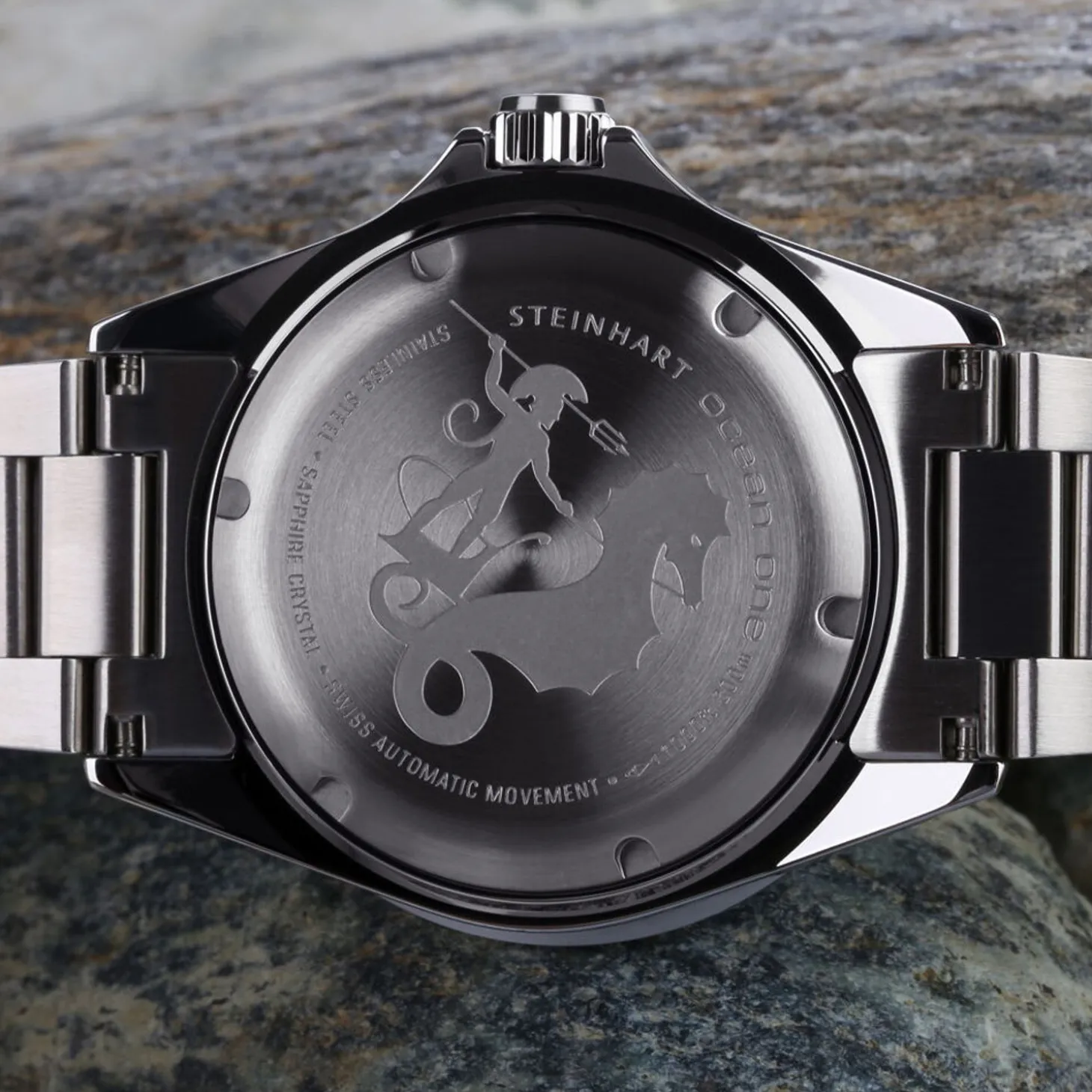 Steinhart Watches Gmt-Ocean 1 Black Ceramic Diver Watch