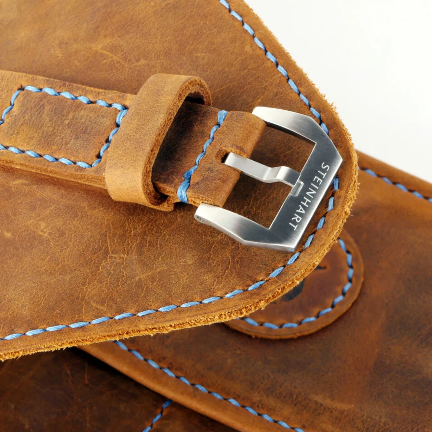 Steinhart Watches Leather Roll Brown For Four Watches