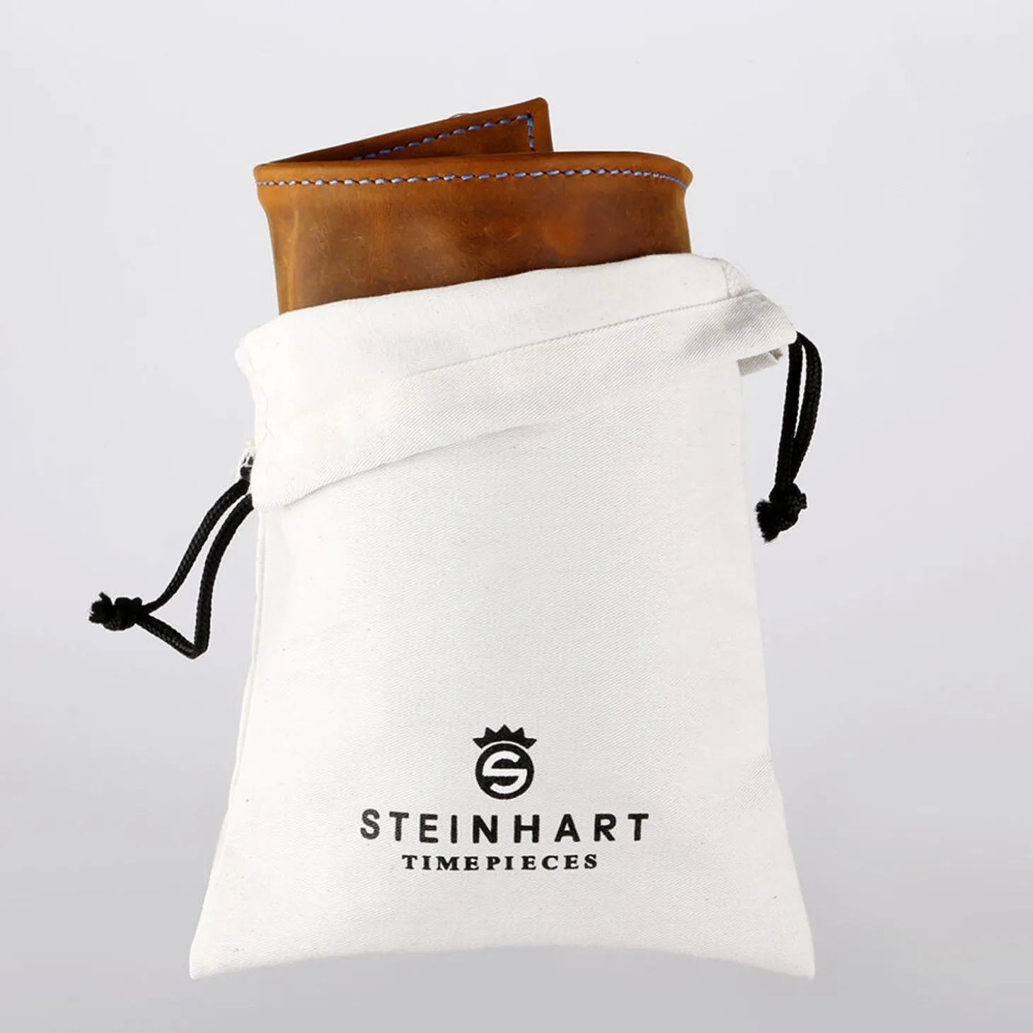 Steinhart Watches Leather Roll Brown For Four Watches