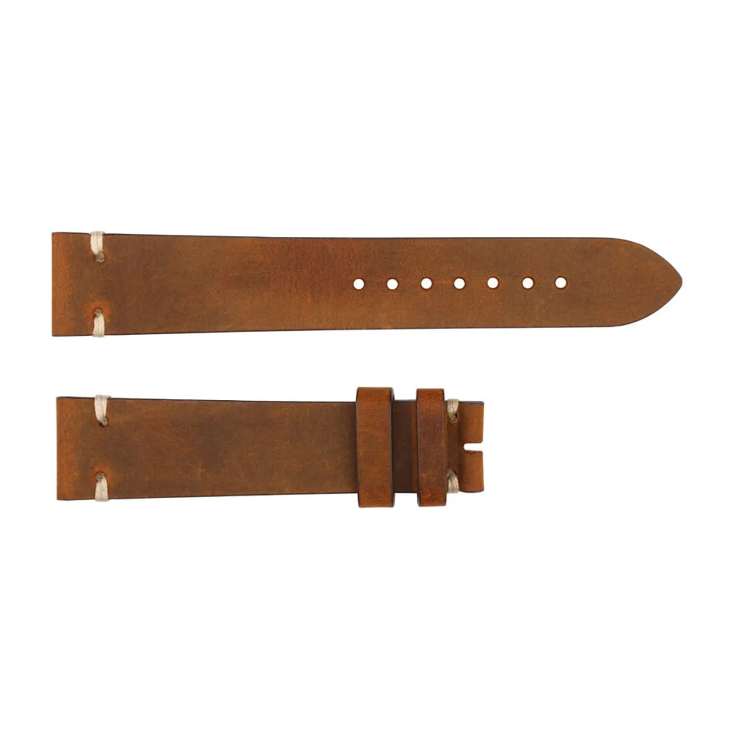 Steinhart Watches Leather Strap Brown For Monopusher Size L