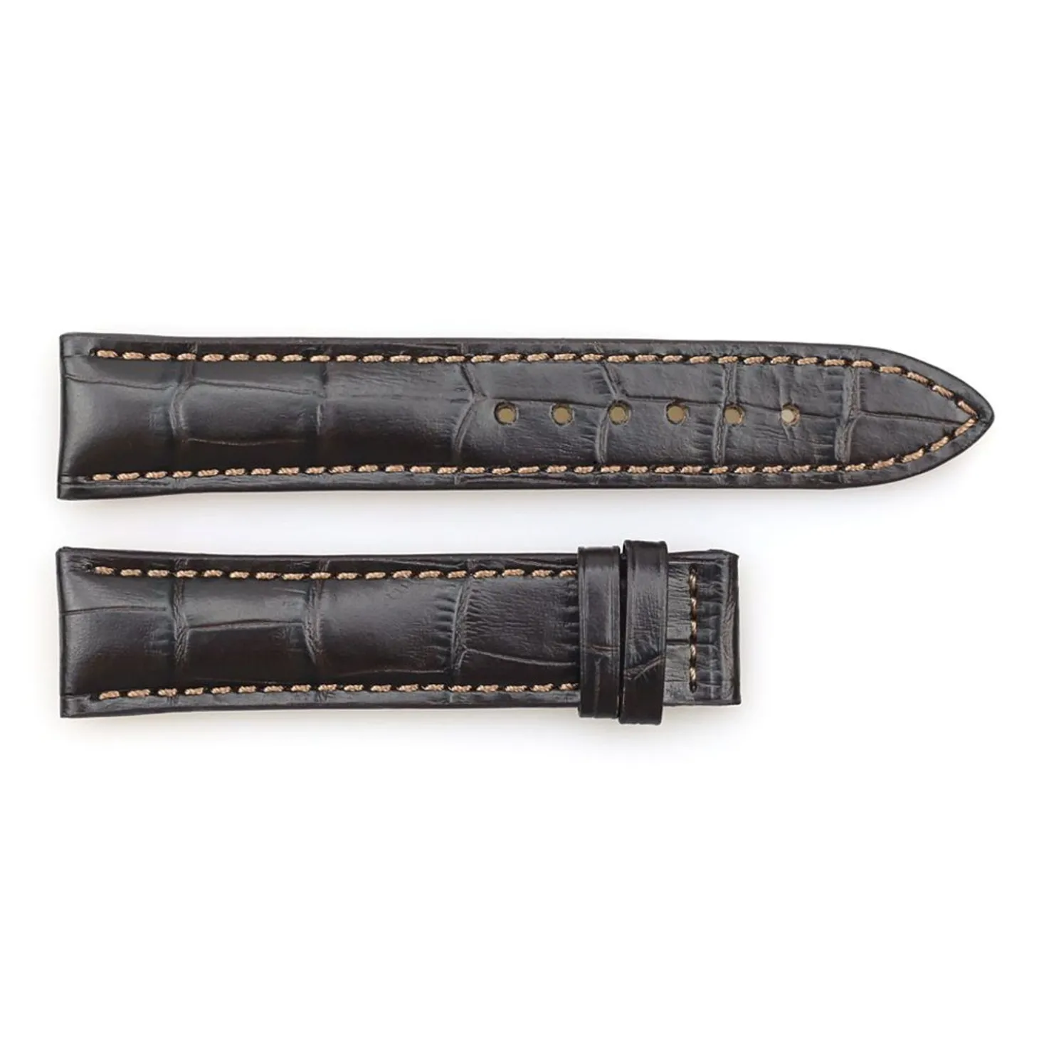 Steinhart Watches Leather Strap Coffee For Marine 38 Size Xs