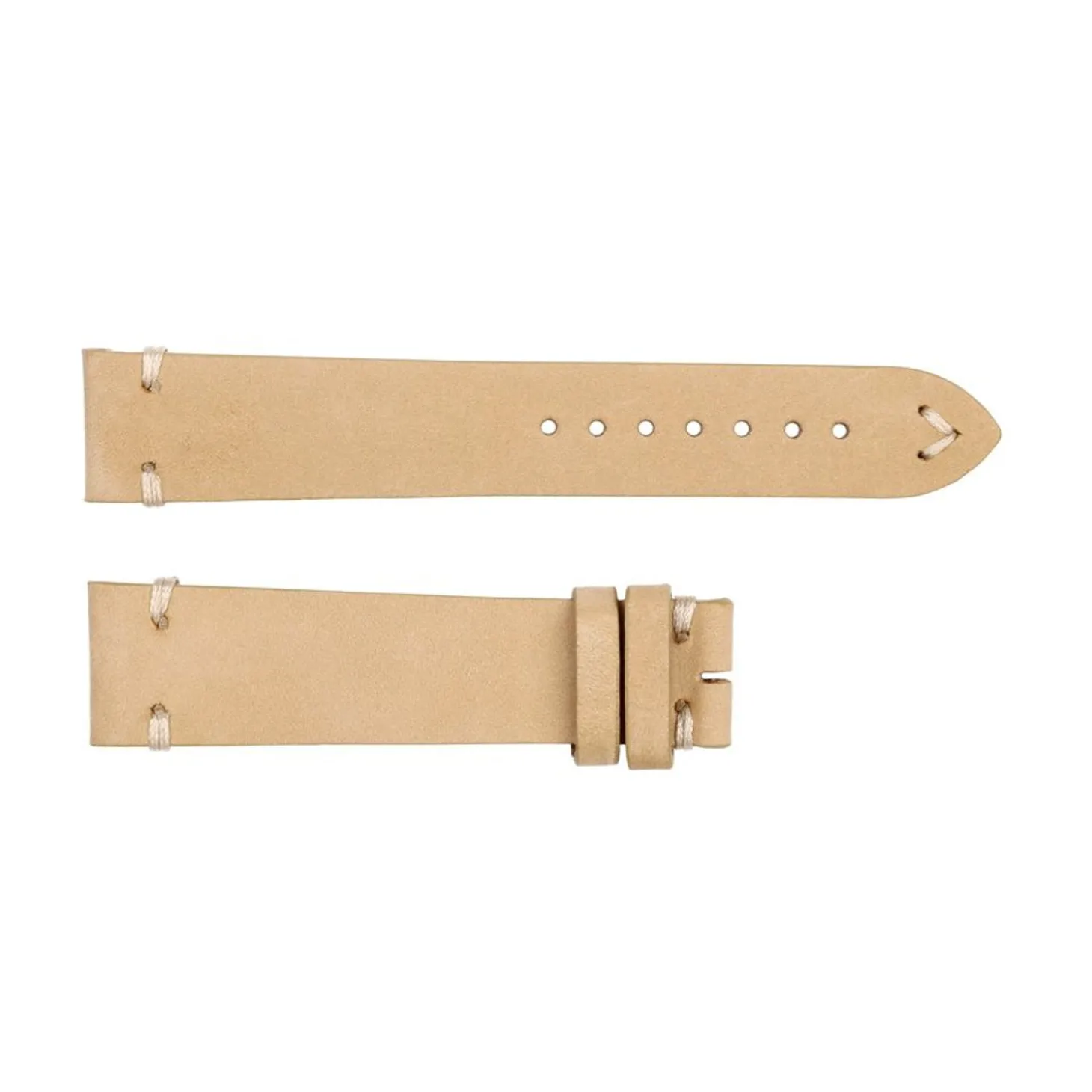 Steinhart Watches Leather Strap For Ocean 39 Beige Size S