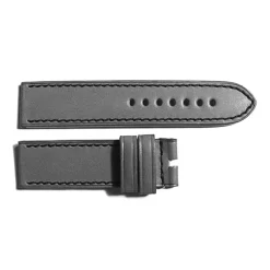 Steinhart Watches Leather Strap Grey With Black Stitching Size M