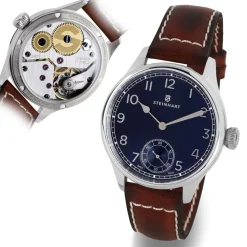 Steinhart Watches Marine Chronometer 42 Blue Arabic