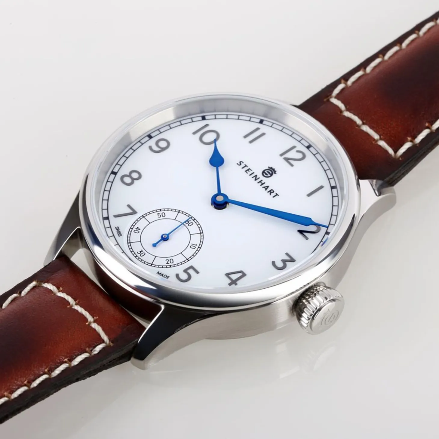 Steinhart Watches Marine Chronometer 42 White Arabic