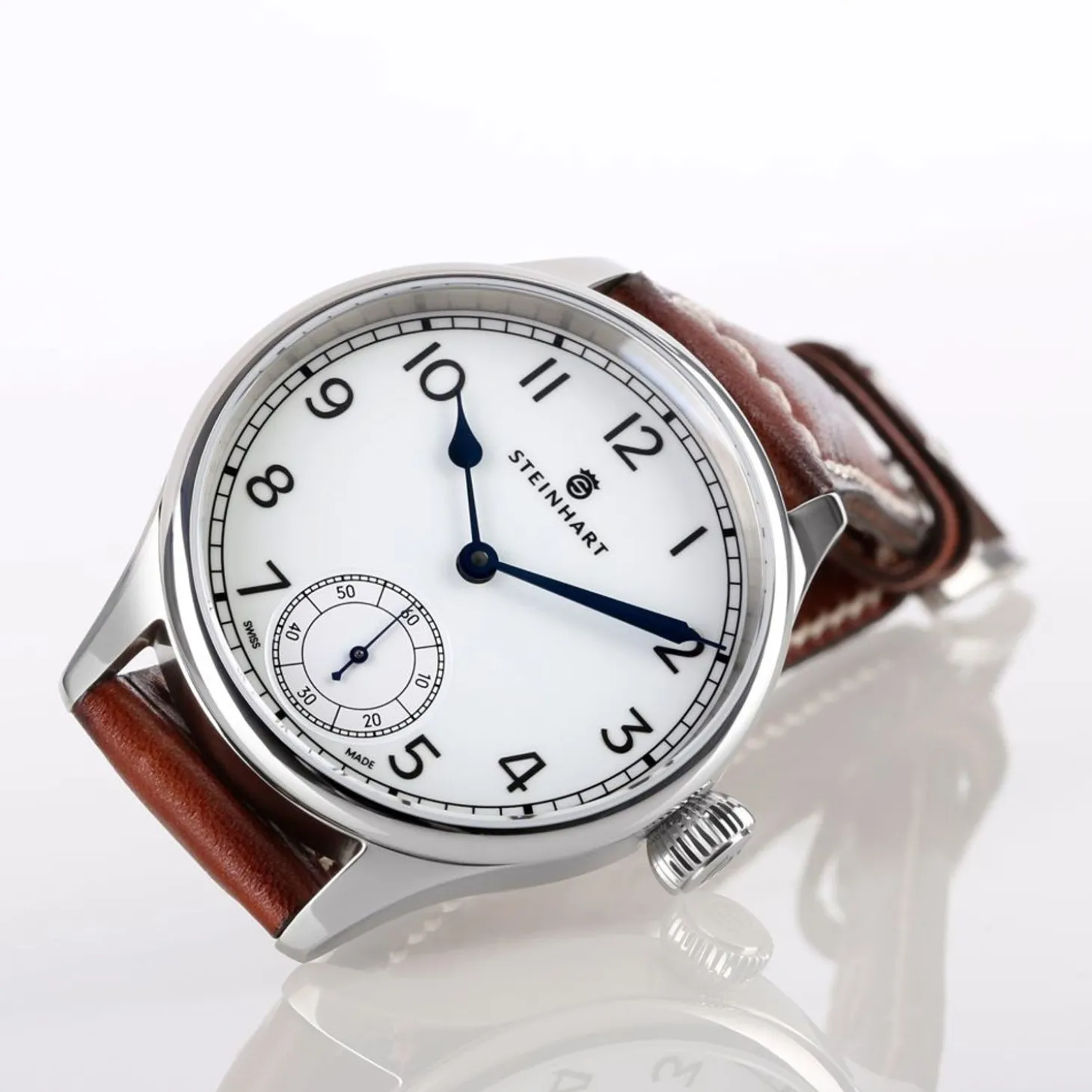 Steinhart Watches Marine Chronometer 42 White Arabic