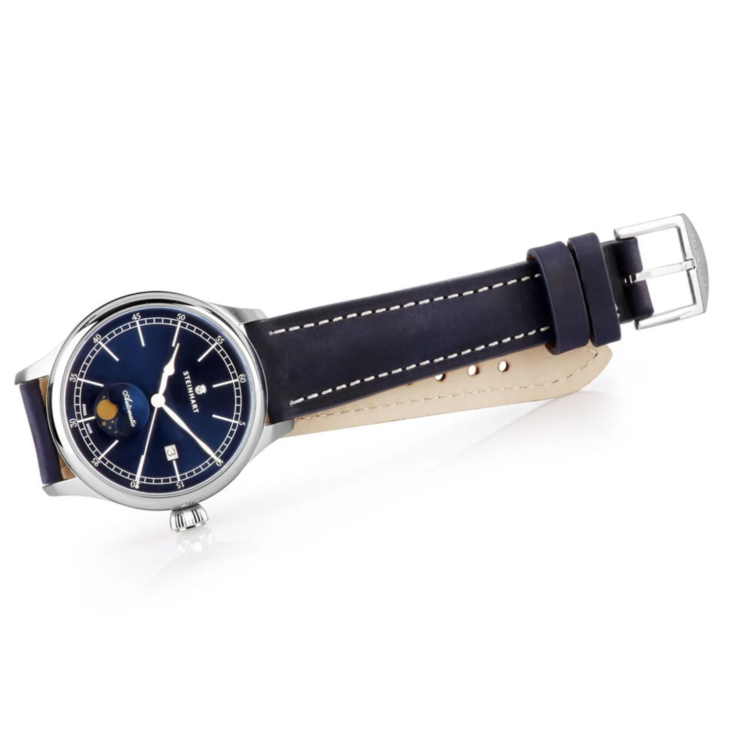 Steinhart Watches Marine Moon Phase Blue
