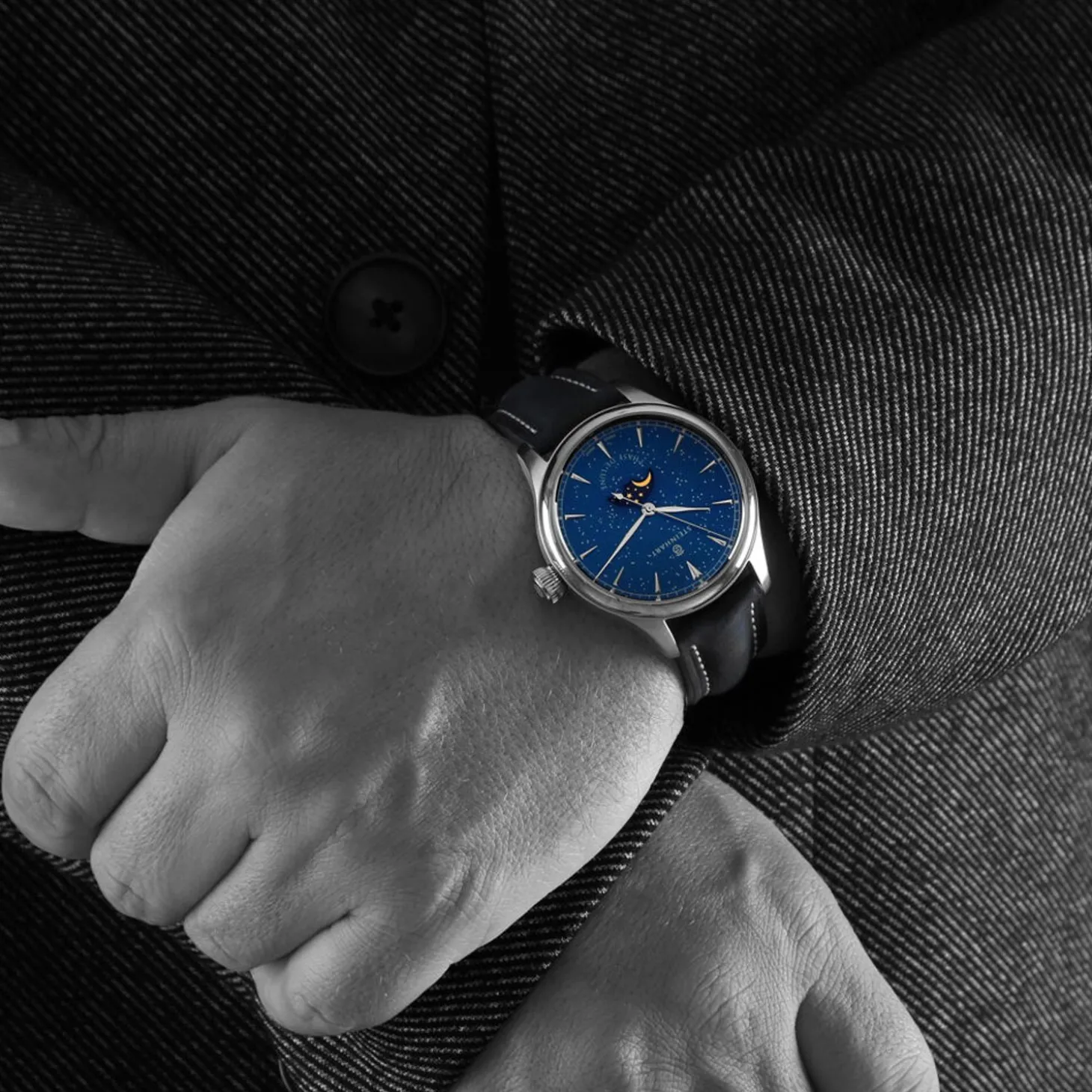 Steinhart Watches Marine Moon Phase Blue