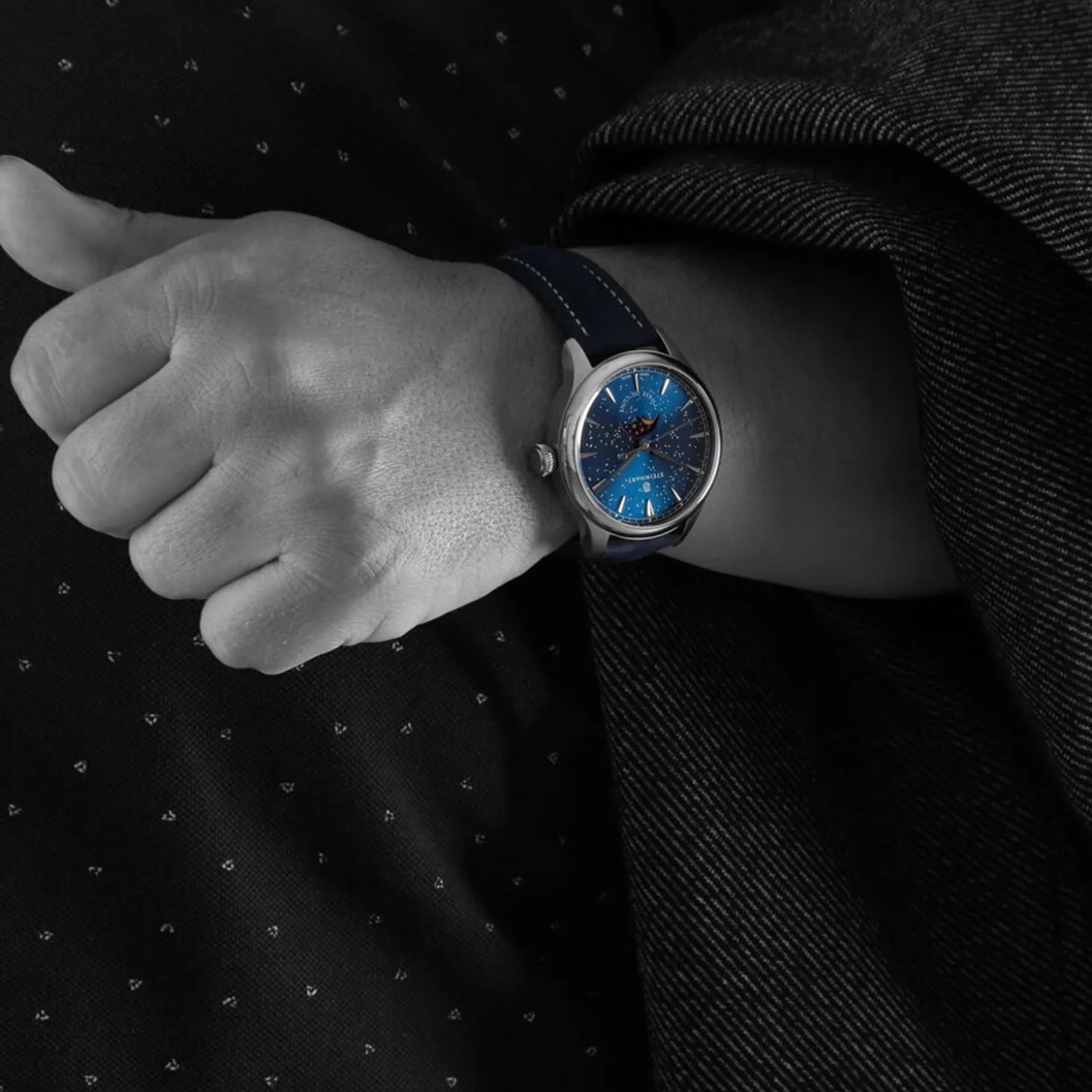 Steinhart Watches Marine Moon Phase Blue
