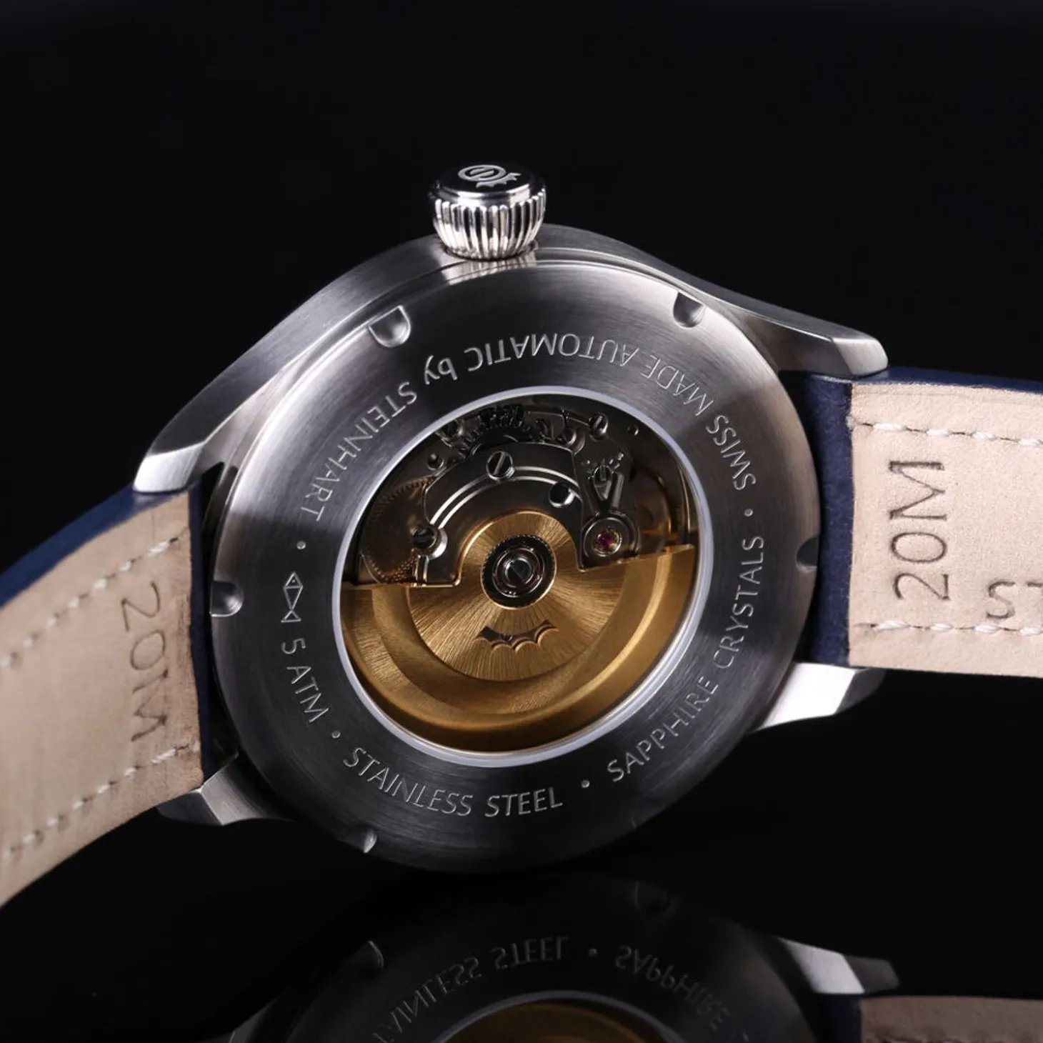 Steinhart Watches Marine Moon Phase Blue