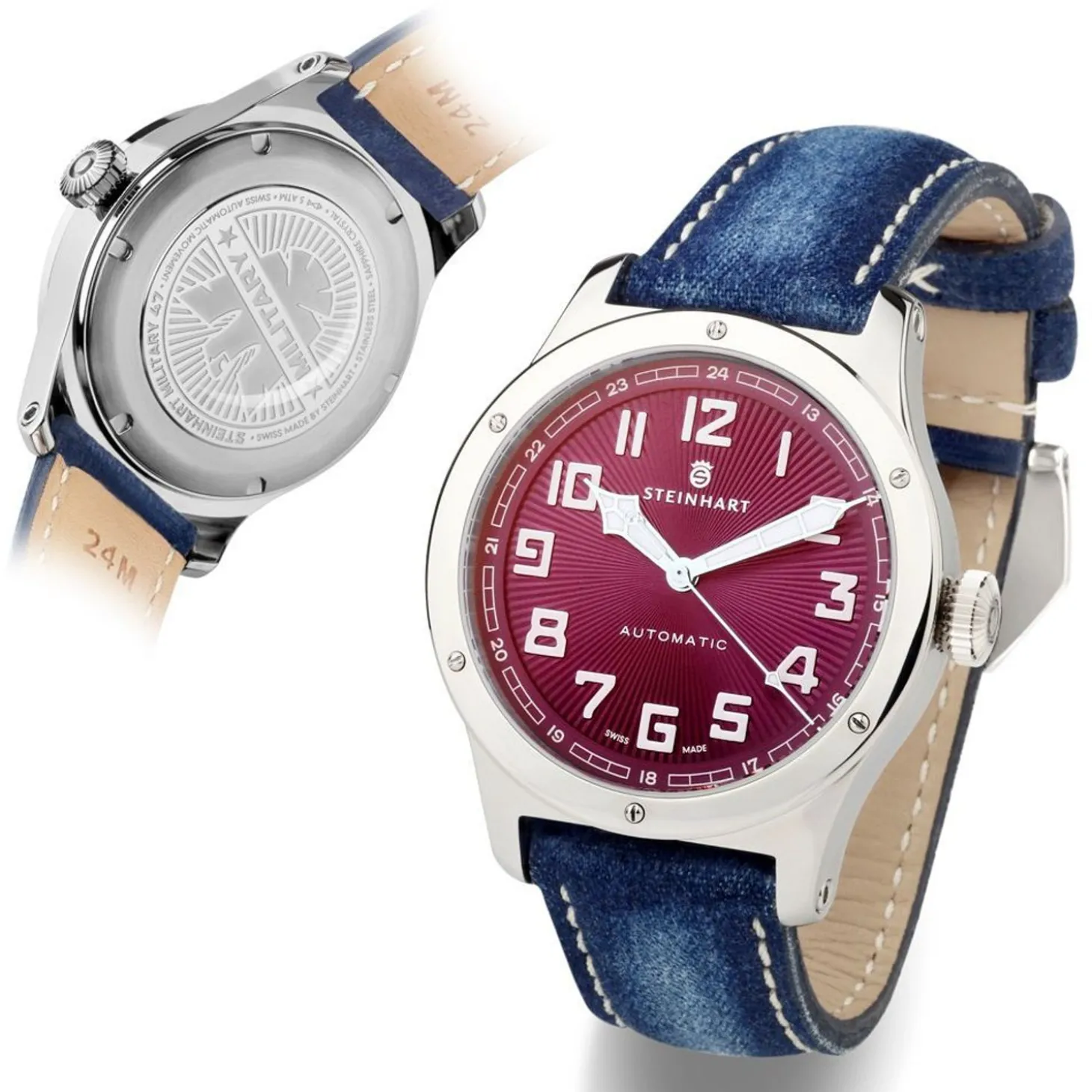 Steinhart Watches Military 47 Automatic Red