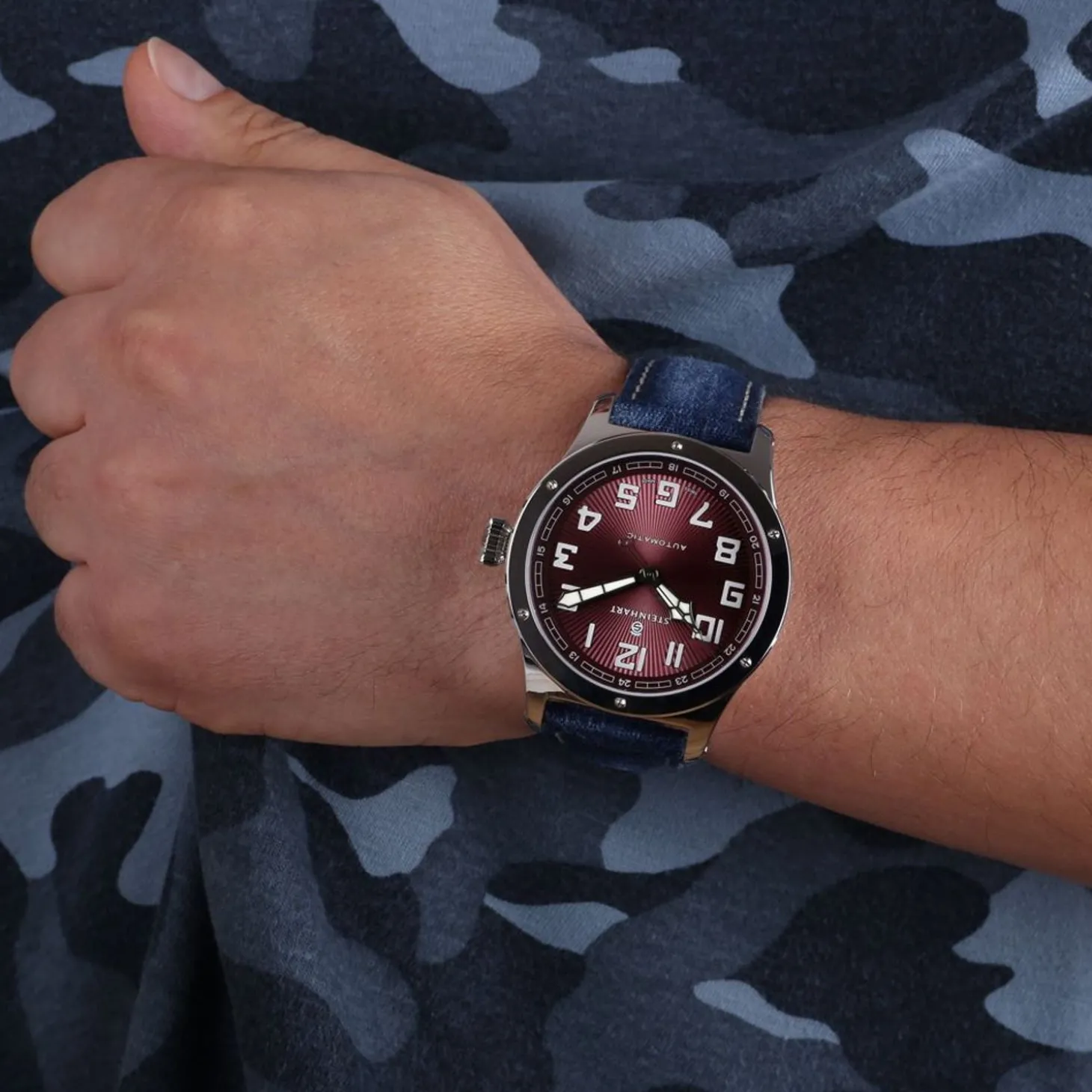 Steinhart Watches Military 47 Automatic Red