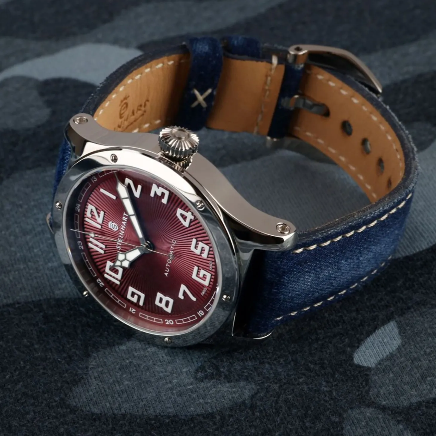 Steinhart Watches Military 47 Automatic Red