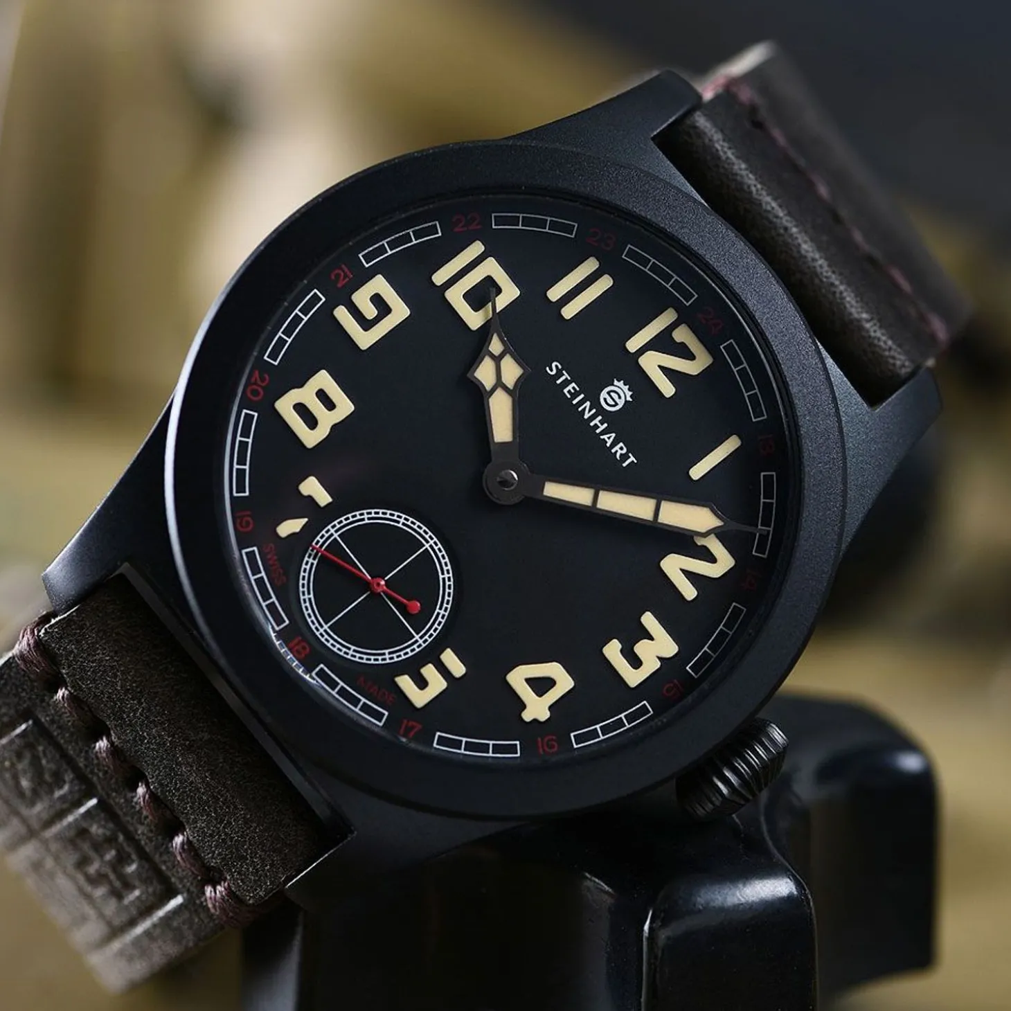 Steinhart Watches Military 42 Handwinding Black