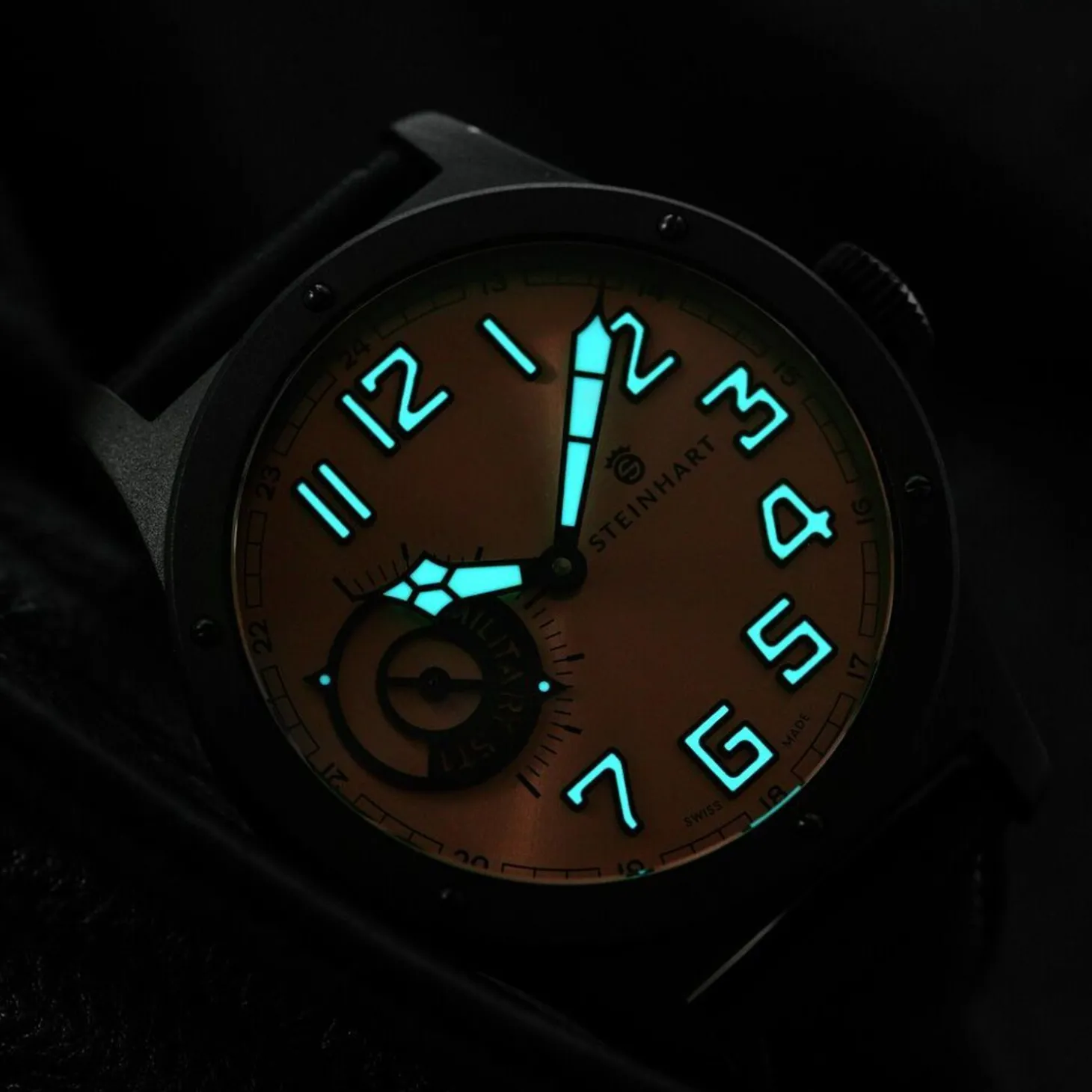 Steinhart Watches Military 47 St1 Pink Gold Ltd. Edition
