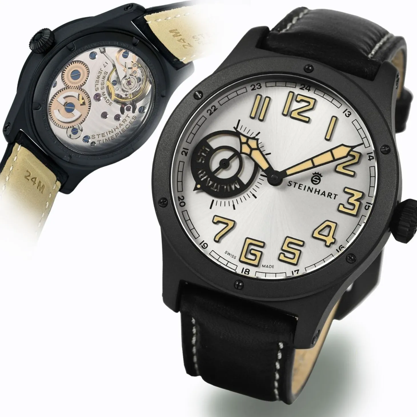 Steinhart Watches Military 47 St1 Silber Ltd. Edition