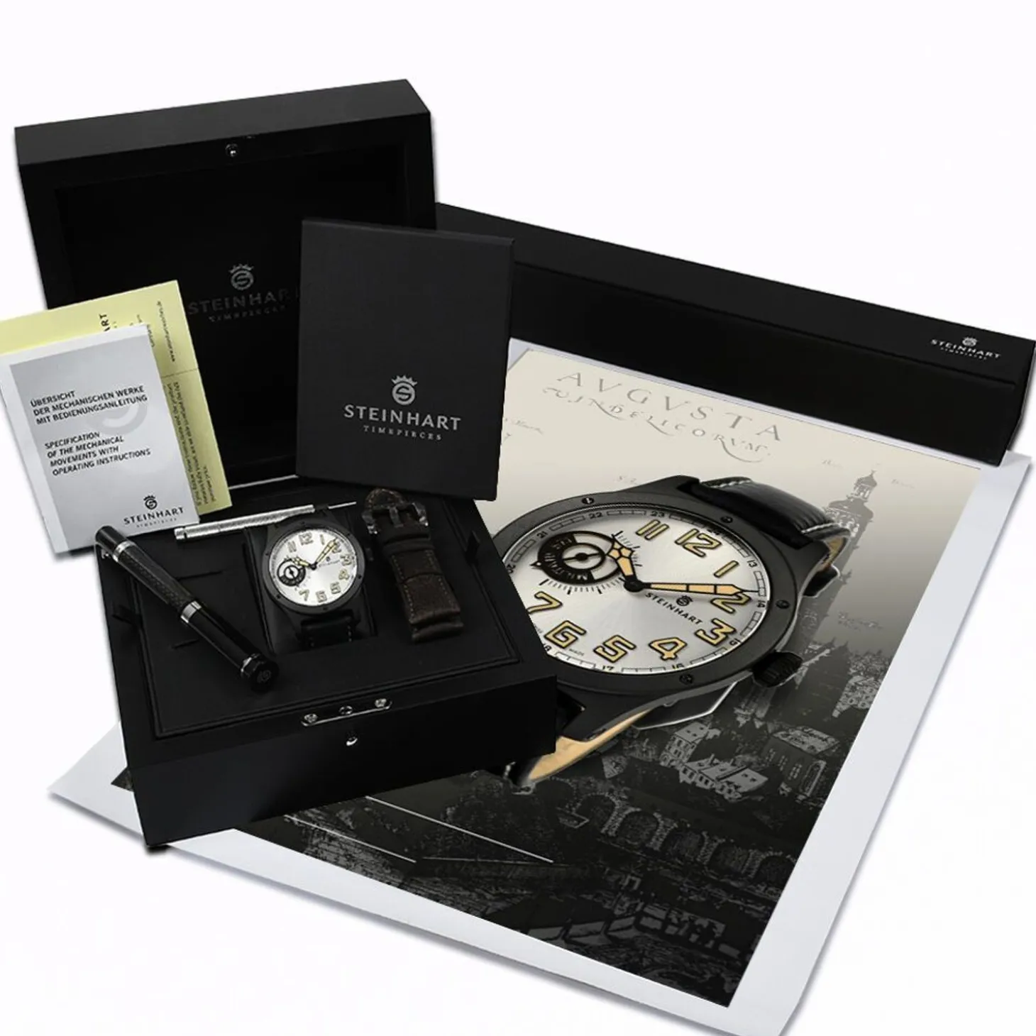 Steinhart Watches Military 47 St1 Silber Ltd. Edition