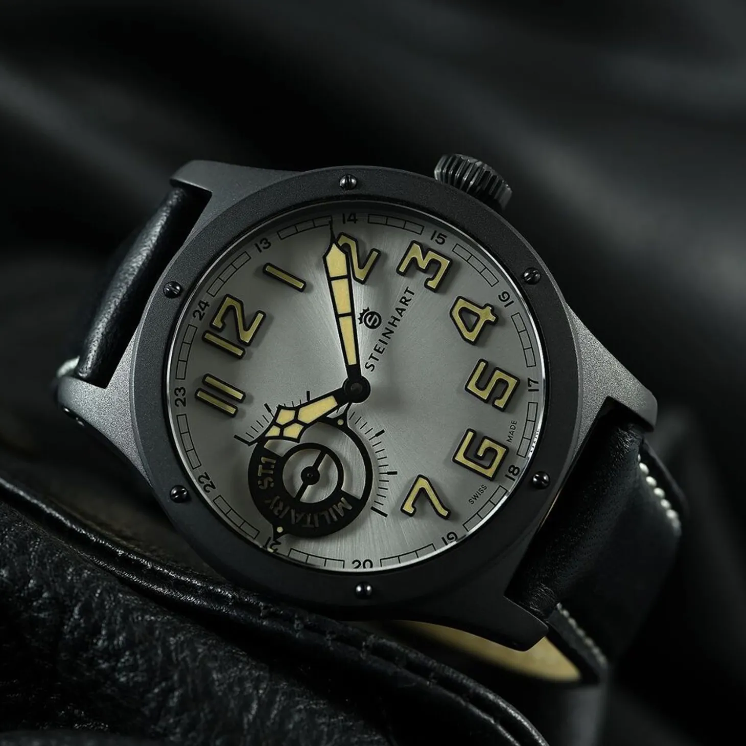 Steinhart Watches Military 47 St1 Silber Ltd. Edition