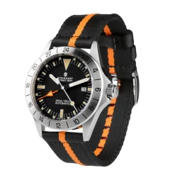 Steinhart Watches Nato Strap Black/Orange