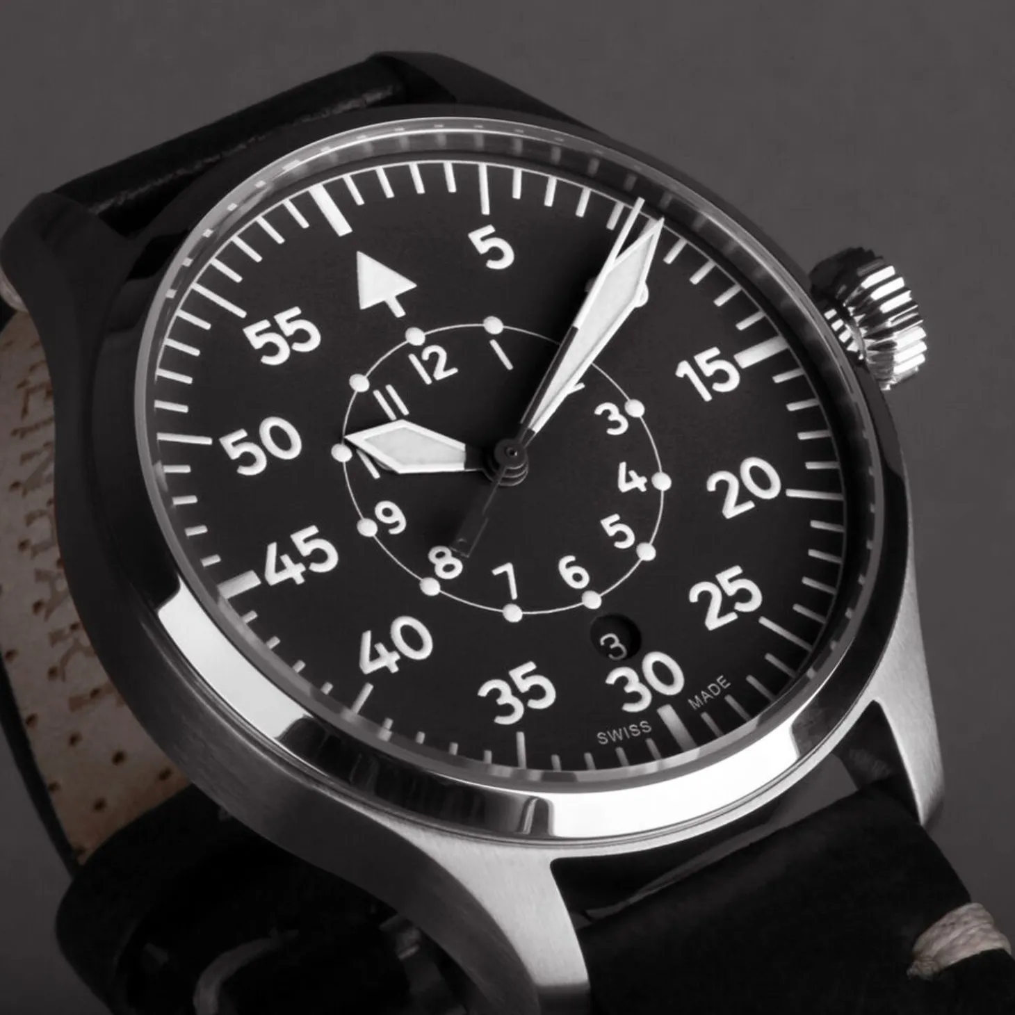 Steinhart Watches Nav B-Uhr 42 Black B-Muster