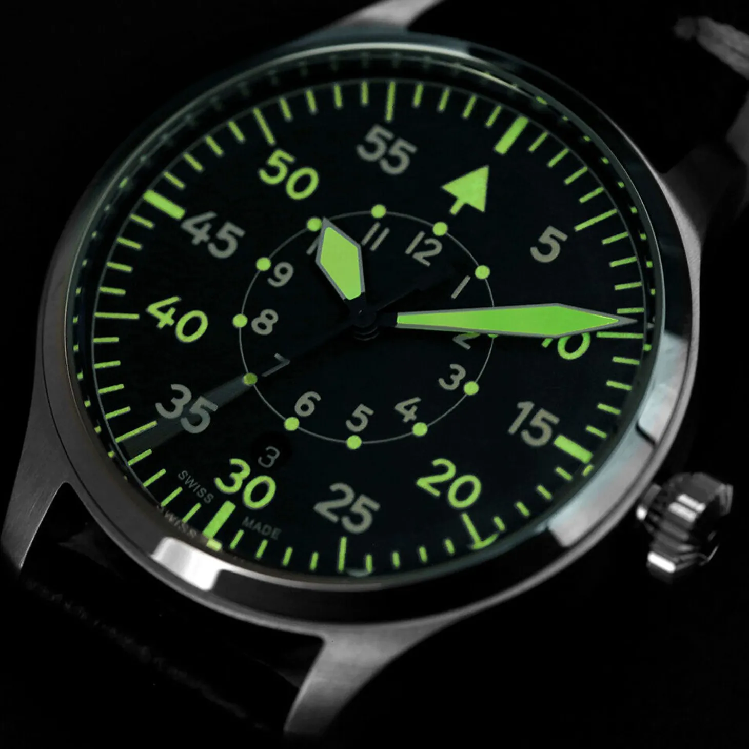 Steinhart Watches Nav B-Uhr 42 Black B-Muster