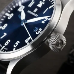 Steinhart Watches Nav B-Uhr 44 Date Blue