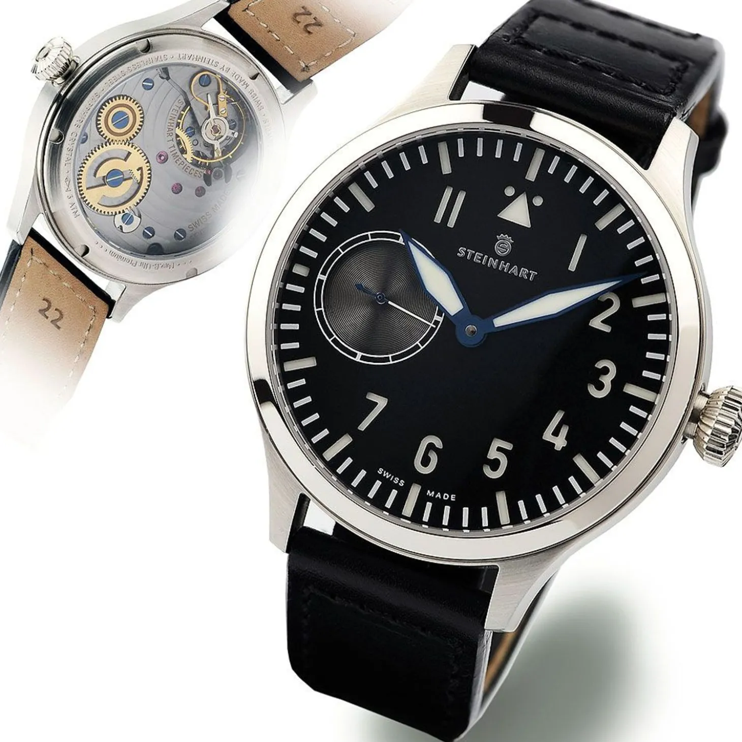 Steinhart Watches Nav B-Uhr 47 St1 Premium Anthrazit