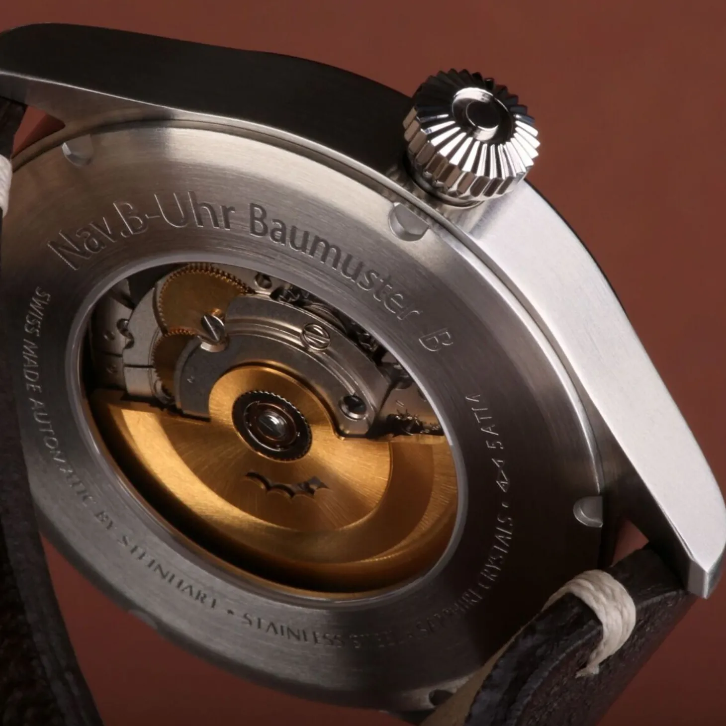 Steinhart Watches Nav B-Uhr 42 Vintage Brown A-Muster