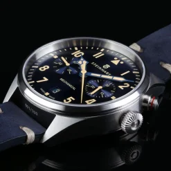 Steinhart Watches Nav.B - Monopusher 42 Blue