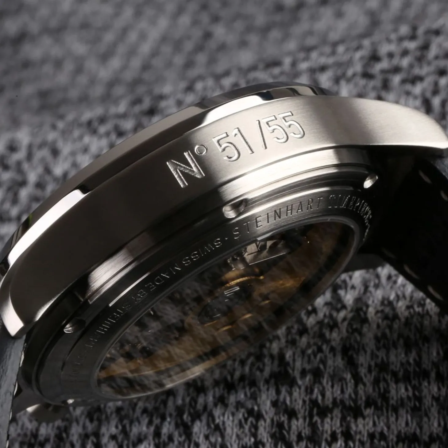 Steinhart Watches Nav.B-Chrono 42 Skeleton Orange