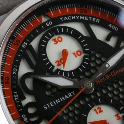 Steinhart Watches Nav.B-Chrono 42 Skeleton Orange