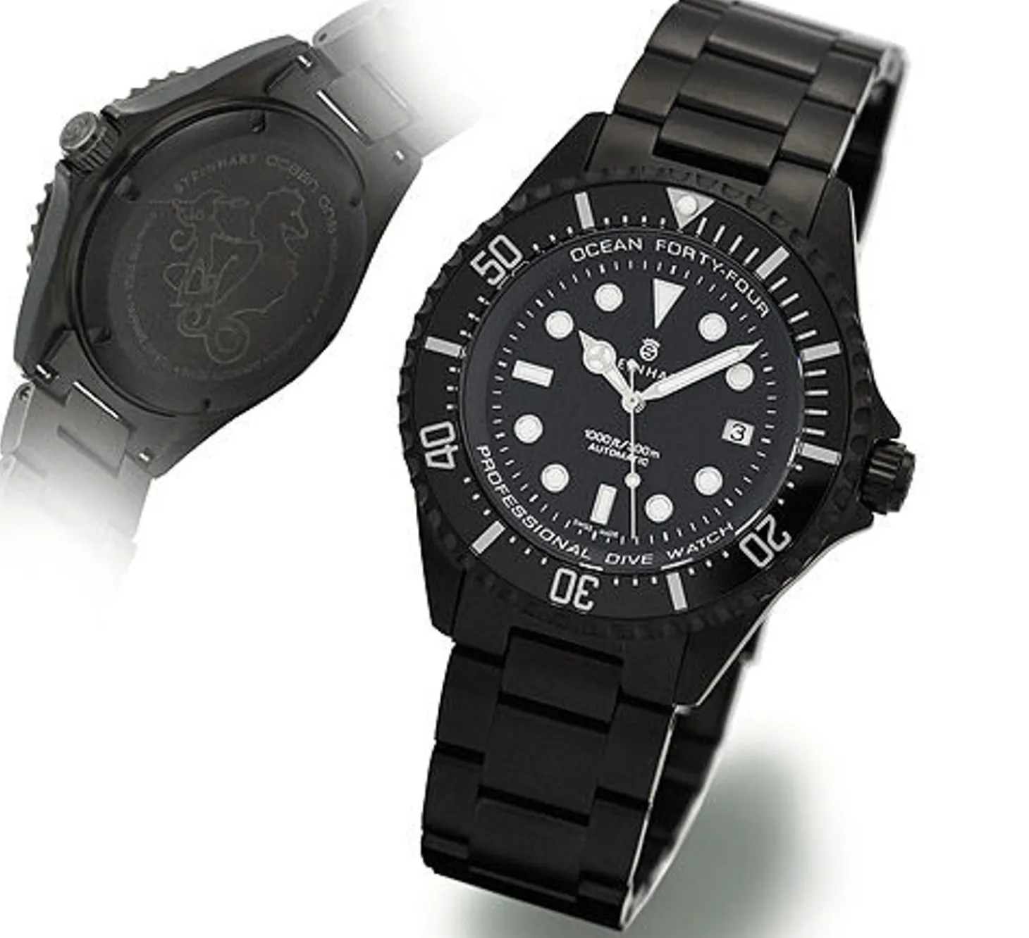 Steinhart Watches Ocean 44 Automatic Black Dlc