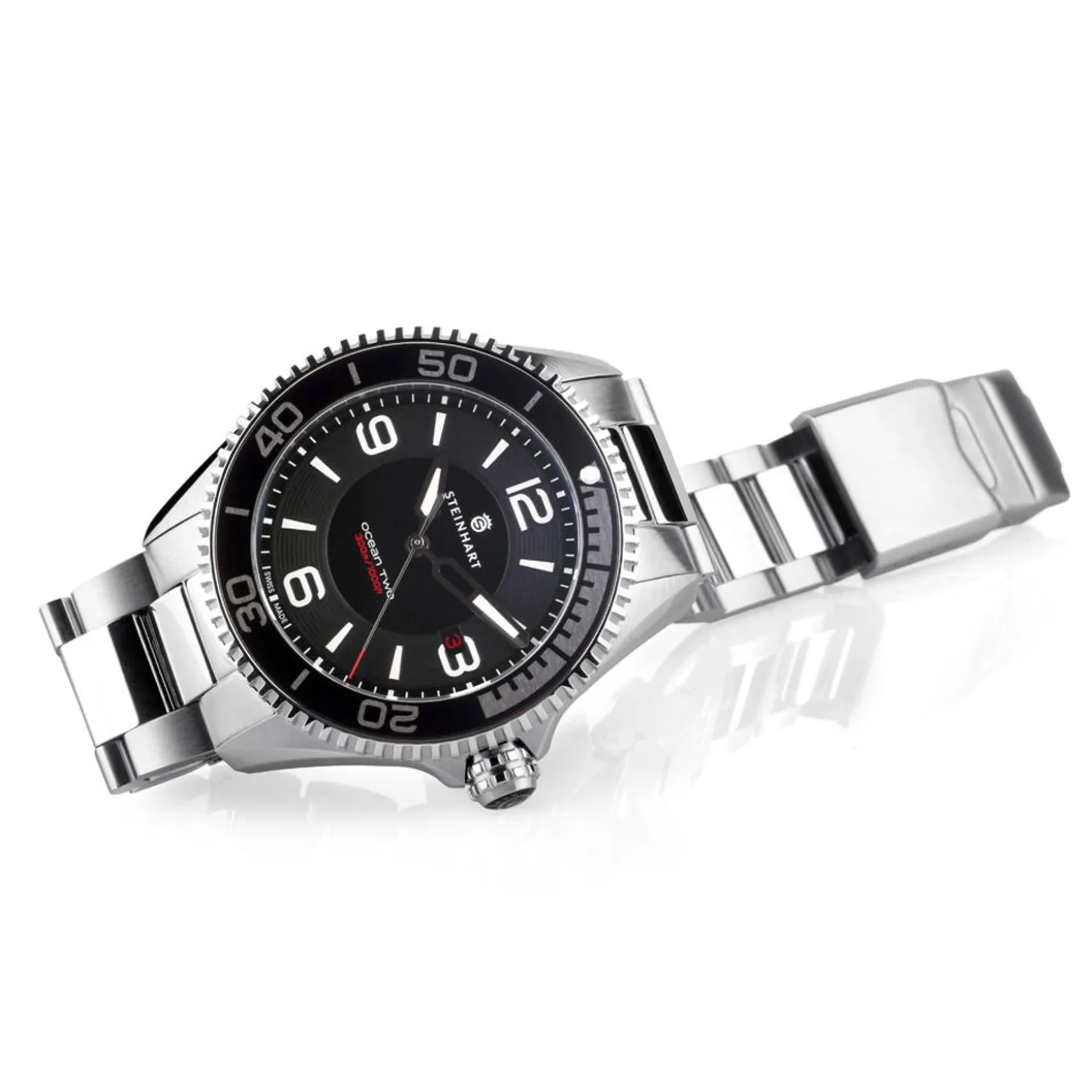 Steinhart Watches Ocean 2 Black Diver Watch