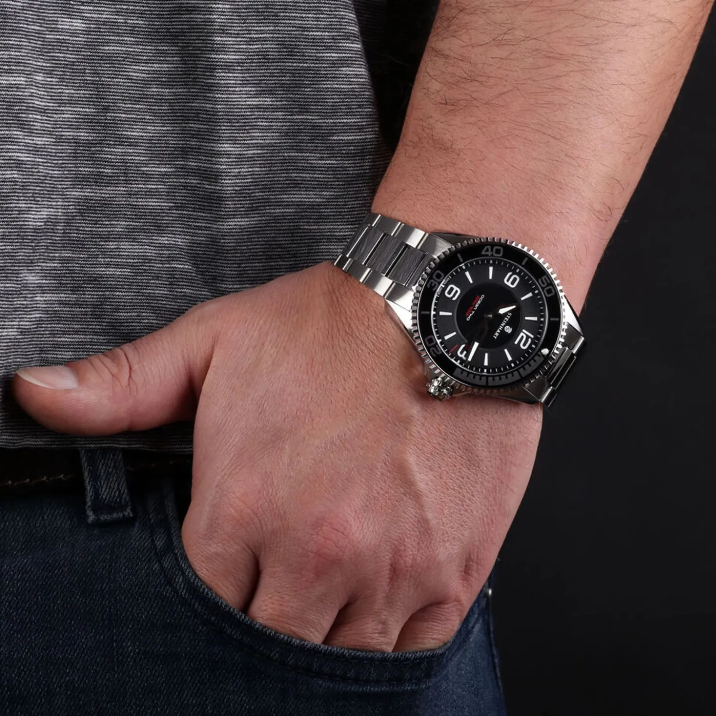 Steinhart Watches Ocean 2 Black Diver Watch