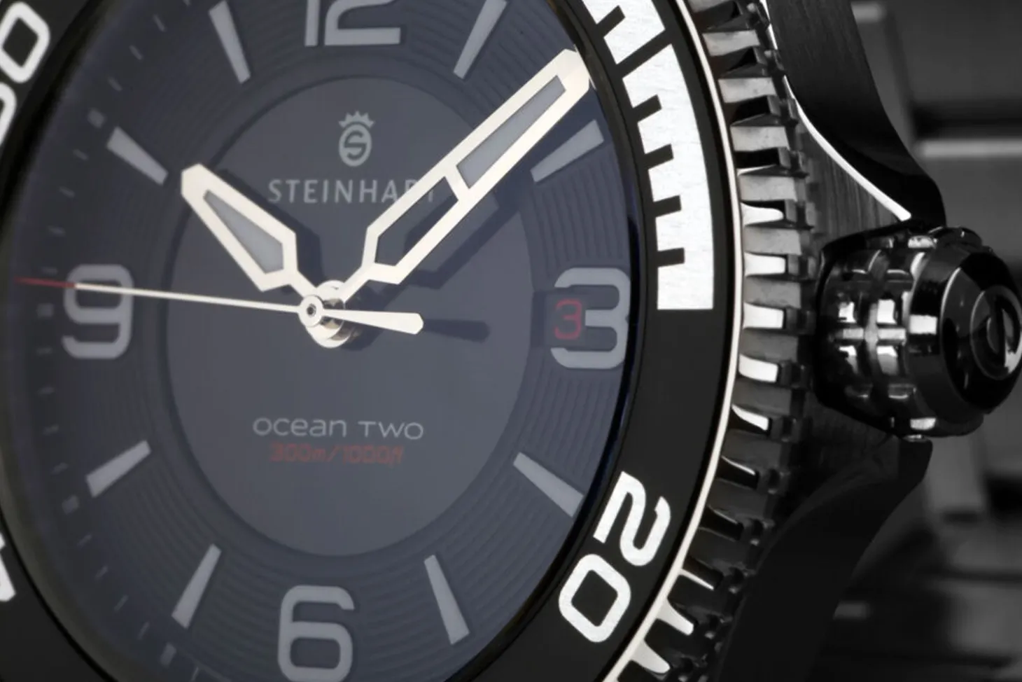 Steinhart Watches Ocean 2 Black Diver Watch