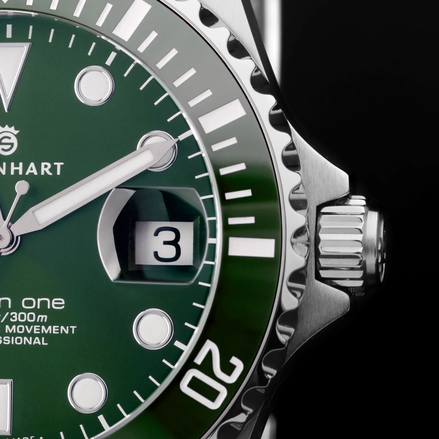 Steinhart Watches Ocean 39 Double-Green Ceramic Premium Diver Watch