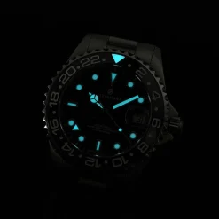 Steinhart Watches Ocean 39 Gmt Black Ceramic Diver Watch