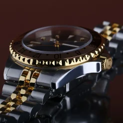 Steinhart Watches Ocean 39 Gmt.2 Two-Tone Chocolate Diver Watch
