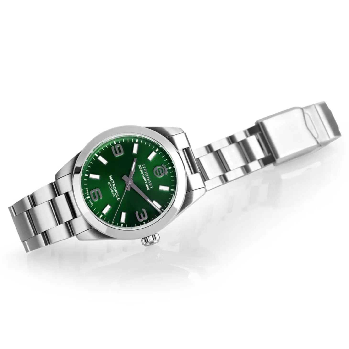 Steinhart Watches Ocean 39 Metropole Sunray Green