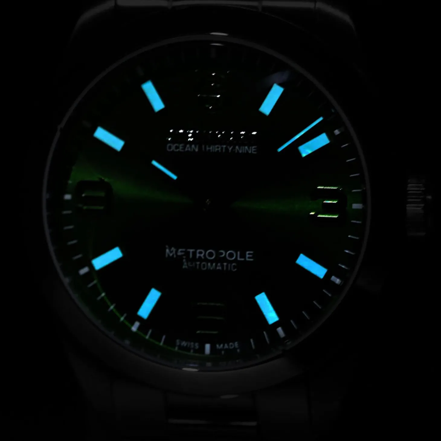 Steinhart Watches Ocean 39 Metropole Sunray Green