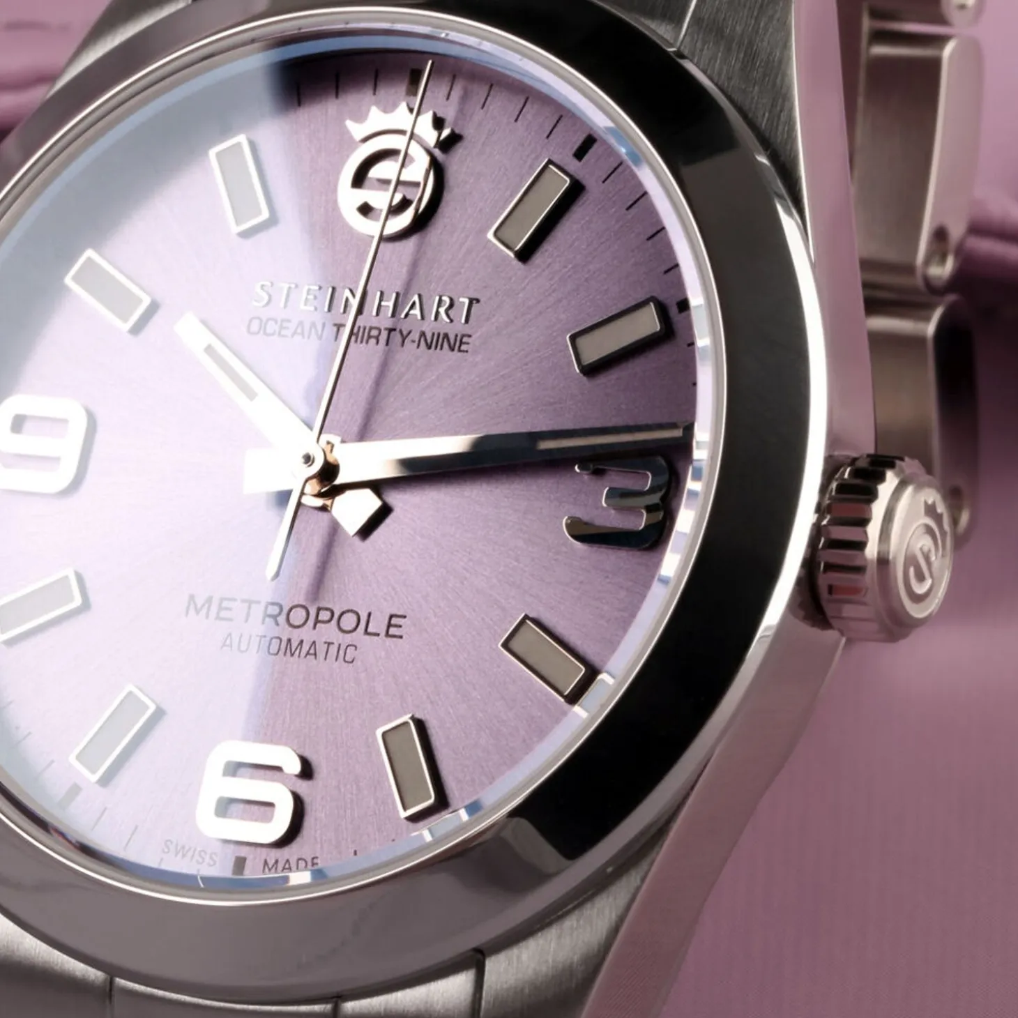 Steinhart Watches Ocean 39 Metropole Sunray Purple
