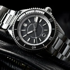 Steinhart Watches Ocean 2 Premium Black Diver Watch