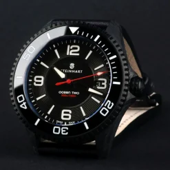 Steinhart Watches Ocean 2 Premium Carbon Black Diver Watch