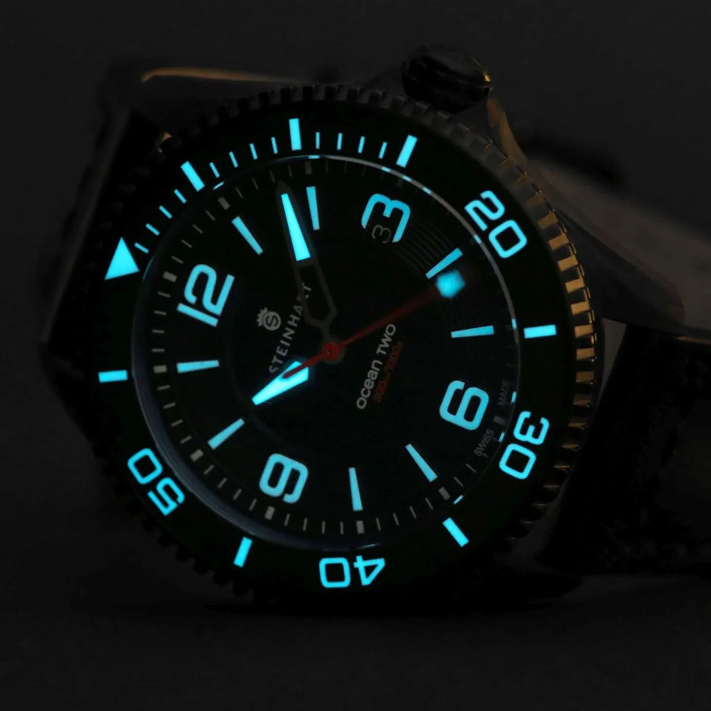 Steinhart Watches Ocean 2 Premium Carbon Black Diver Watch