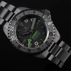 Steinhart Watches Ocean 39 Titanium Gmt Phantom Green