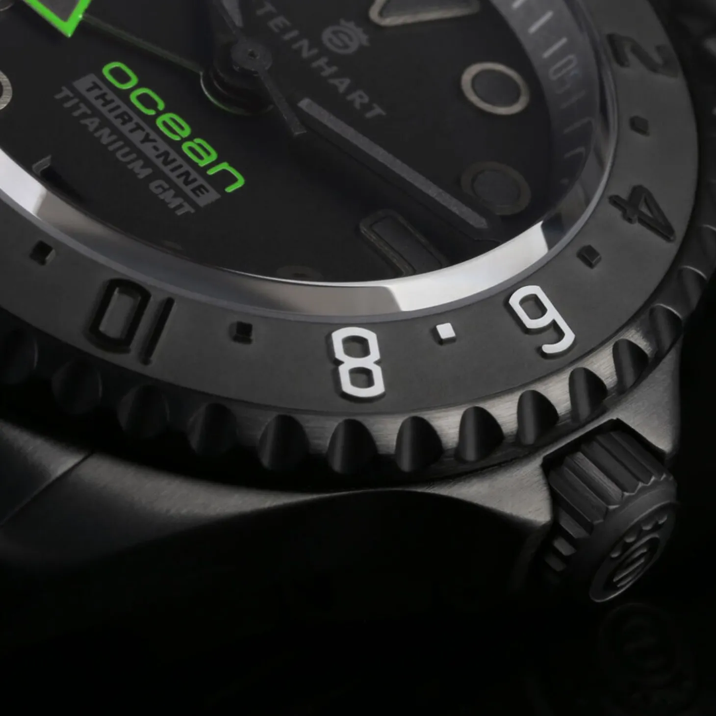 Steinhart Watches Ocean 39 Titanium Gmt Phantom Green