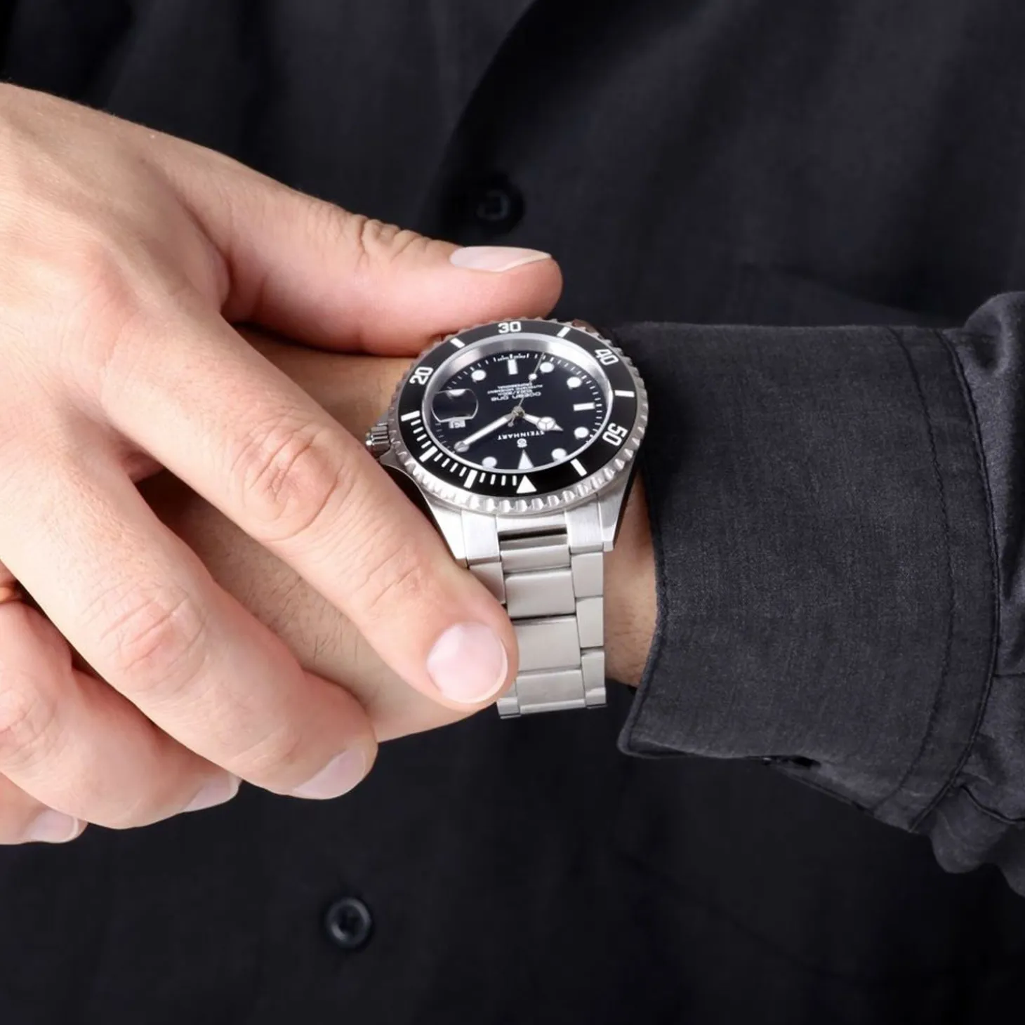 Steinhart Watches Ocean One Black Ceramic Diver Watch