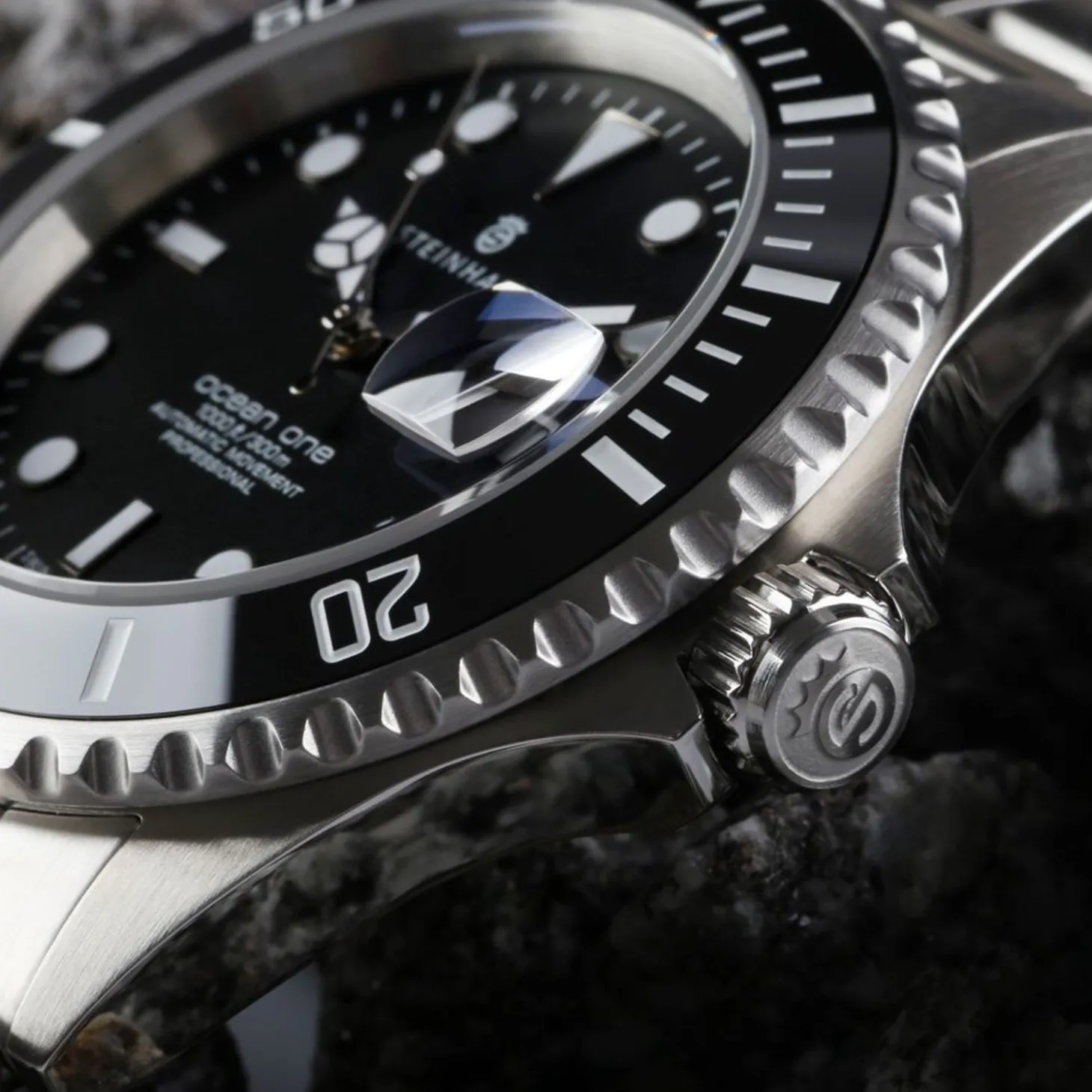 Steinhart Watches Ocean One Black Ceramic Diver Watch