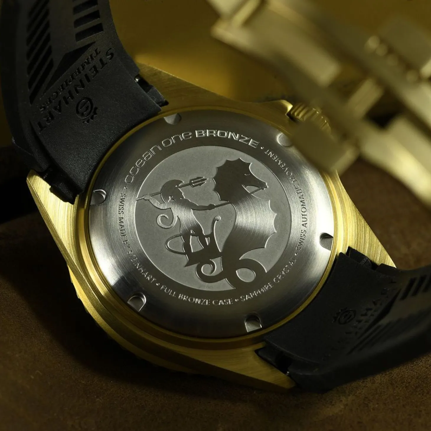 Steinhart Watches Ocean One Bronze Dark-Brown Diver Watch