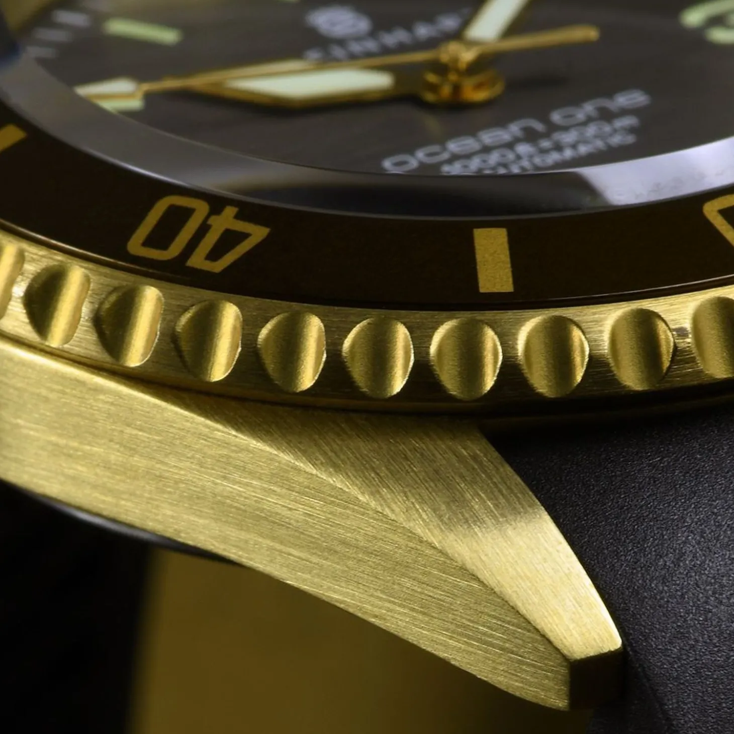 Steinhart Watches Ocean One Bronze Dark-Brown Diver Watch